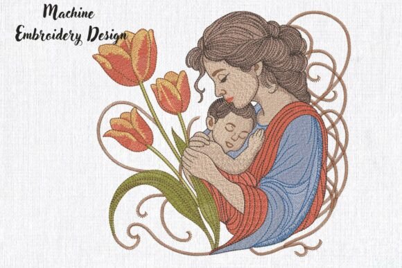 Mother and Child Tulips: An Embroidery Seller’s Review