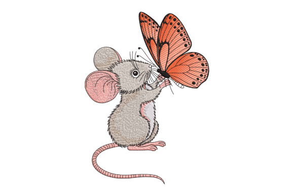 Mouse with Butterfly: A Seasonal Embroidery Review
