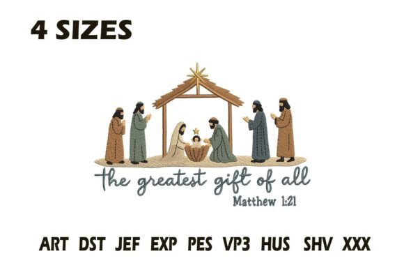 Nativity Scene: The Greatest Gift Design Review