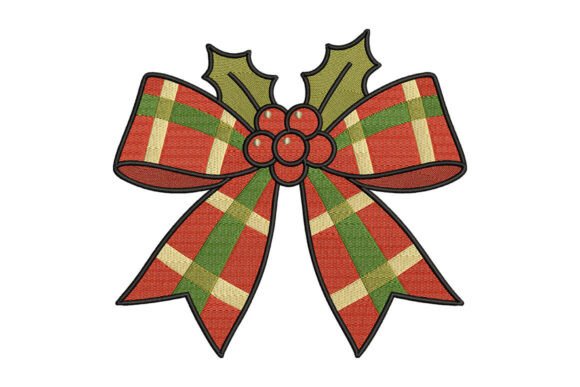 Plaid Christmas Bow with Holly: A Designer Review