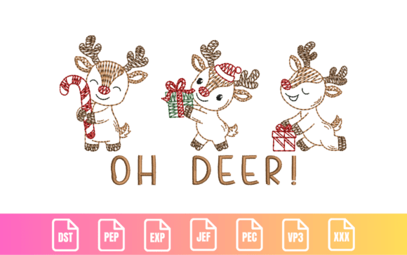 Playful Reindeer Trio: A Craft Fair Review
