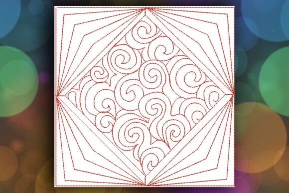 Quilt Block 16: A Redwork Review for Craft Fairs